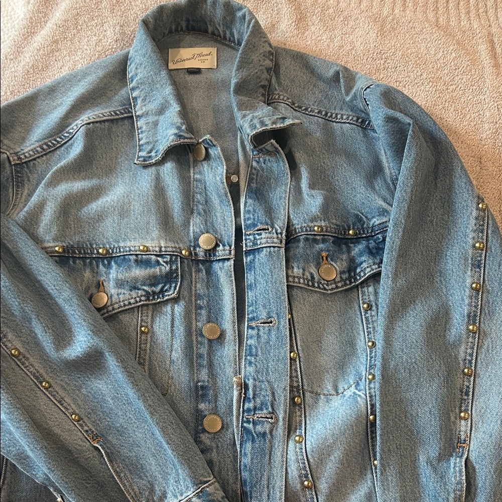 Universal Thread Blue Studded Jean Jacket